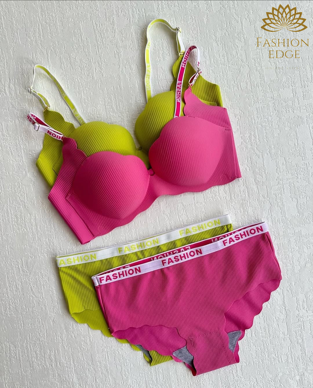 FLARE FASHION LIGHT PUSH UP BRA SET