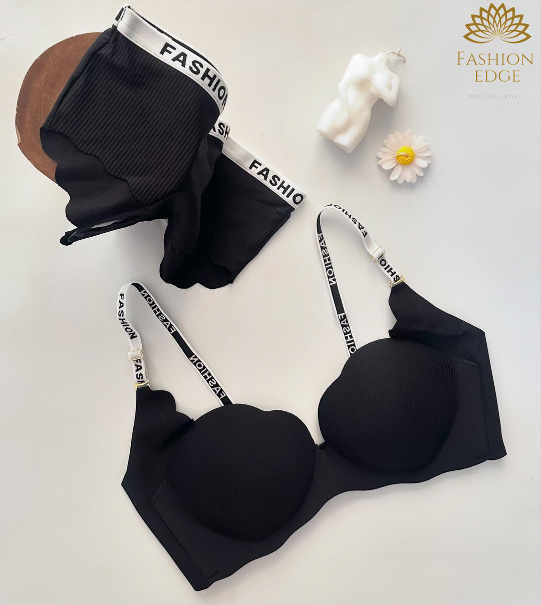 FLARE FASHION LIGHT PUSH UP BRA SET