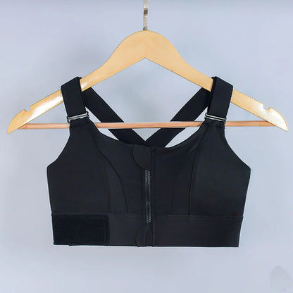Premium Quality Front Zipper Sports Bra