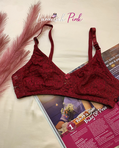 Flower Pattern Summer Bra