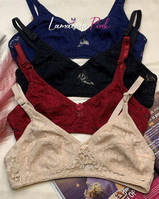 Flower Pattern Summer Bra