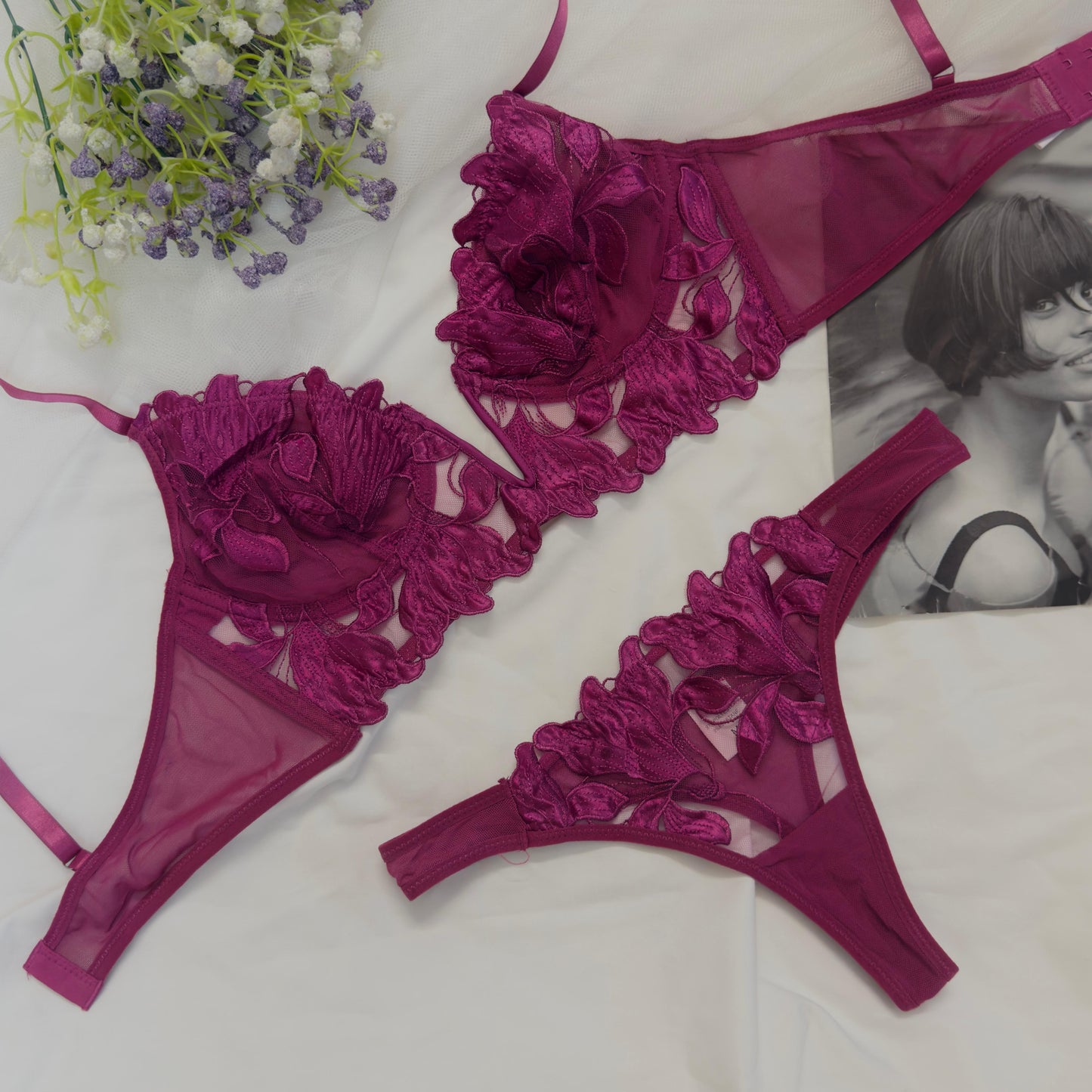 Floral Corset Set