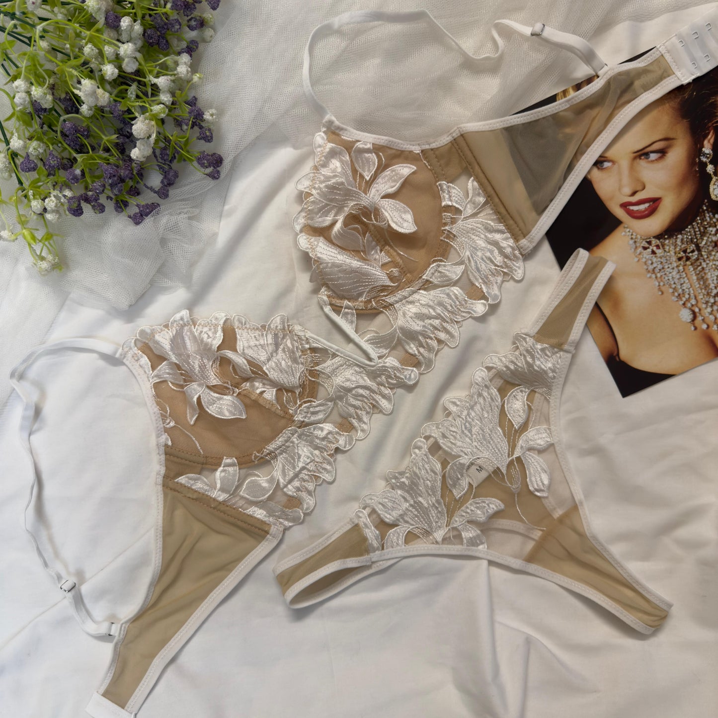 Floral Corset Set