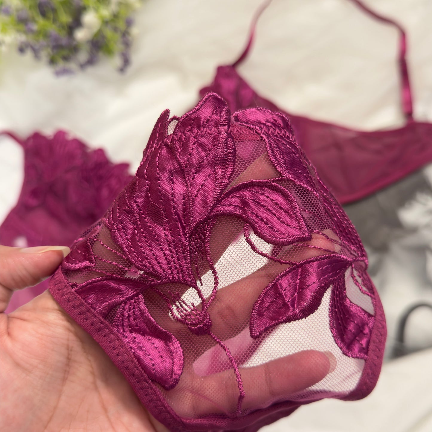 Floral Corset Set