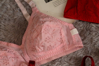 Pack of 4 - Cotton Chikan Bra