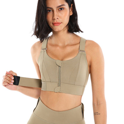 Premium Quality Front Zipper Sports Bra