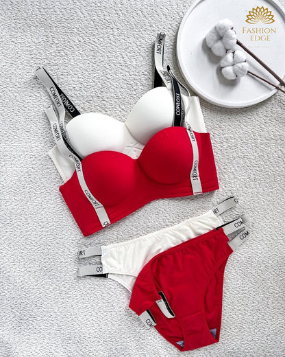 Comfort Padded Push-Up Bra Set