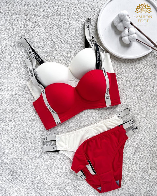 Comfort Padded Push-Up Bra Set