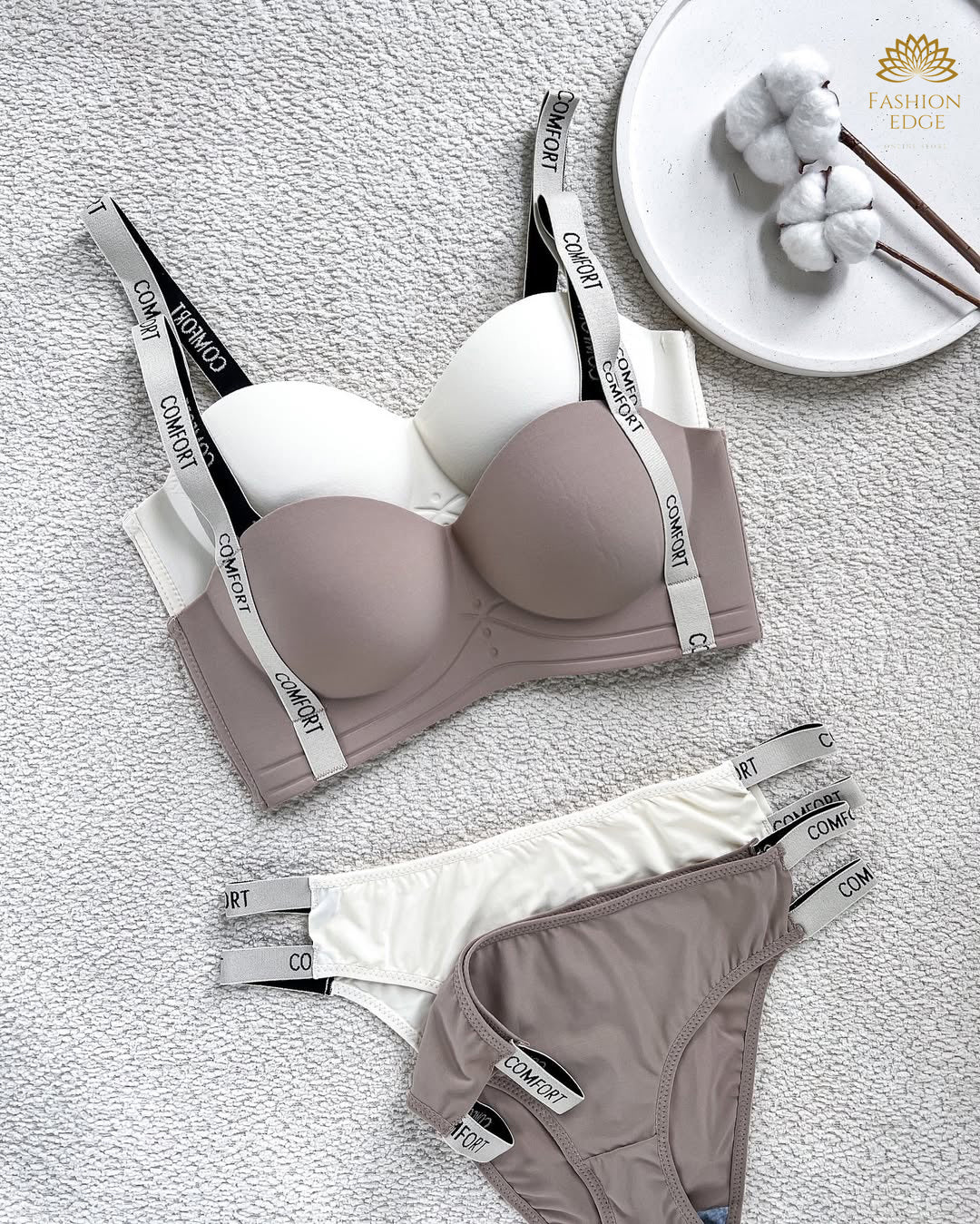 Comfort Padded Push-Up Bra Set