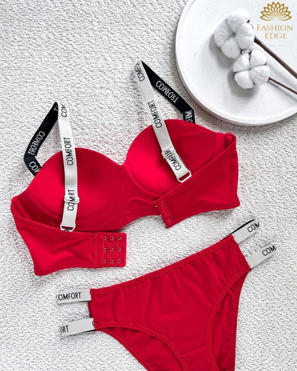Comfort Padded Push-Up Bra Set