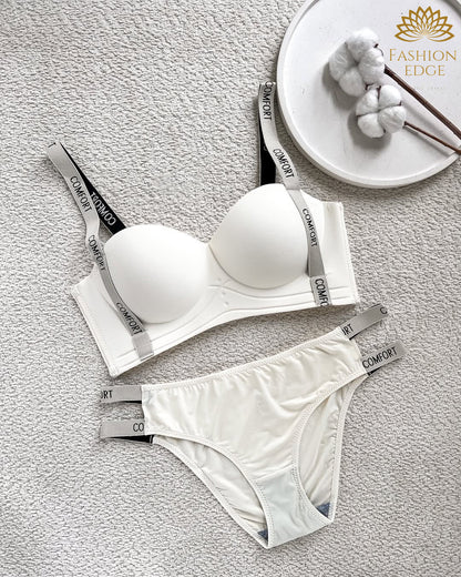 Comfort Padded Push-Up Bra Set