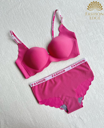 FLARE FASHION LIGHT PUSH UP BRA SET