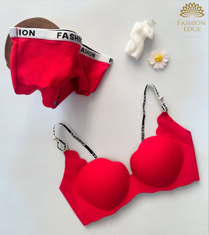 FLARE FASHION LIGHT PUSH UP BRA SET